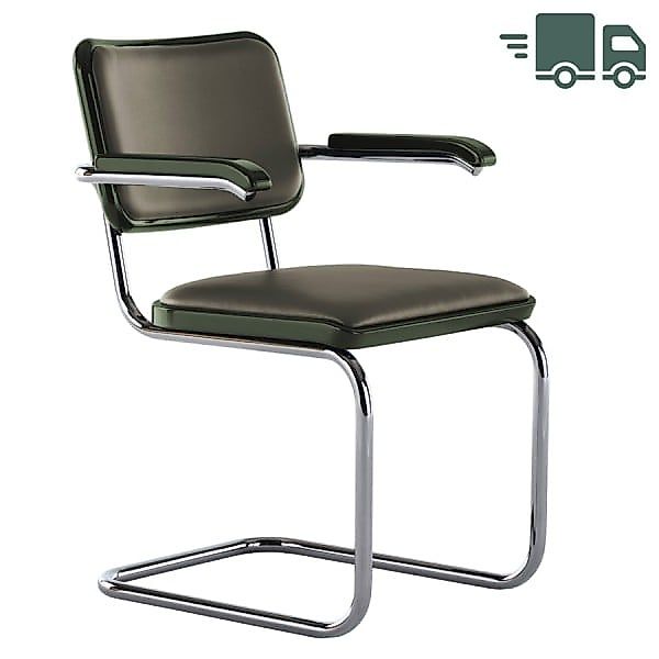 JS. THONET S 64 P SERIOUS 03 | Buche grün Hochglanzlack | Stahlrohr-Freisch günstig online kaufen