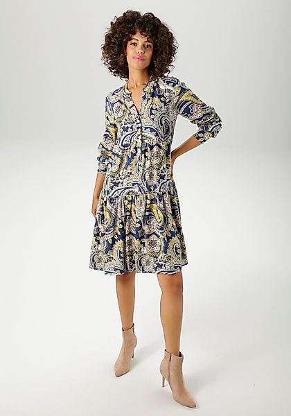 Aniston CASUAL Blusenkleid mit fantasievollem Paisley-Druck günstig online kaufen