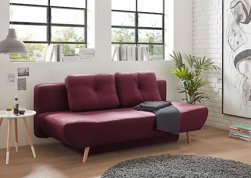 Home affaire Schlafsofa »Segmon« einfach in ein bequemes Bett umwandeln, in günstig online kaufen
