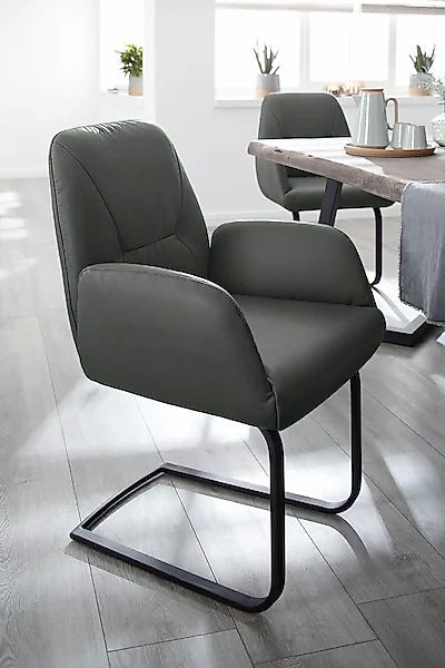 W.SCHILLIG Freischwinger »ole« () Gestell in Schwarz pulverbeschichtet günstig online kaufen