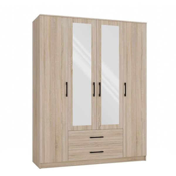 Beautysofa Drehtürenschrank Noah (160 cm Breite günstig online kaufen