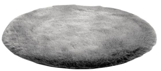 Obsession Fellteppich "My Samba 495" rund 40 mm Höhe Kunstfell, handgetufte günstig online kaufen