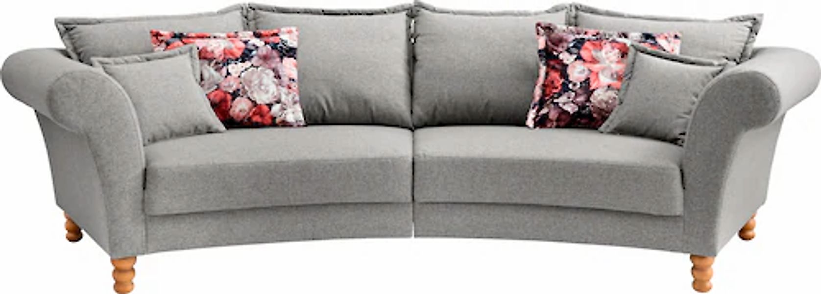 Home affaire Big-Sofa »Tassilo geschwungene Formensprache, bequem, Mega Sof günstig online kaufen