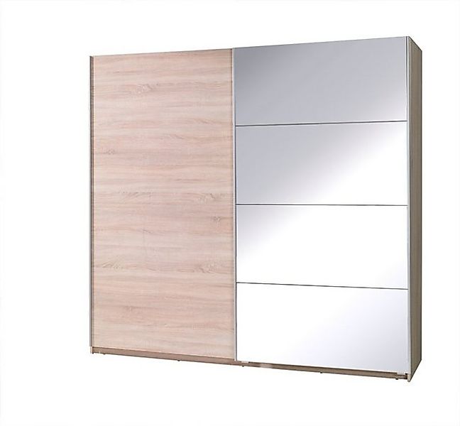 Beautysofa Kleiderschrank Moderner, stilvoller, geräumiger Schrank mit Spie günstig online kaufen