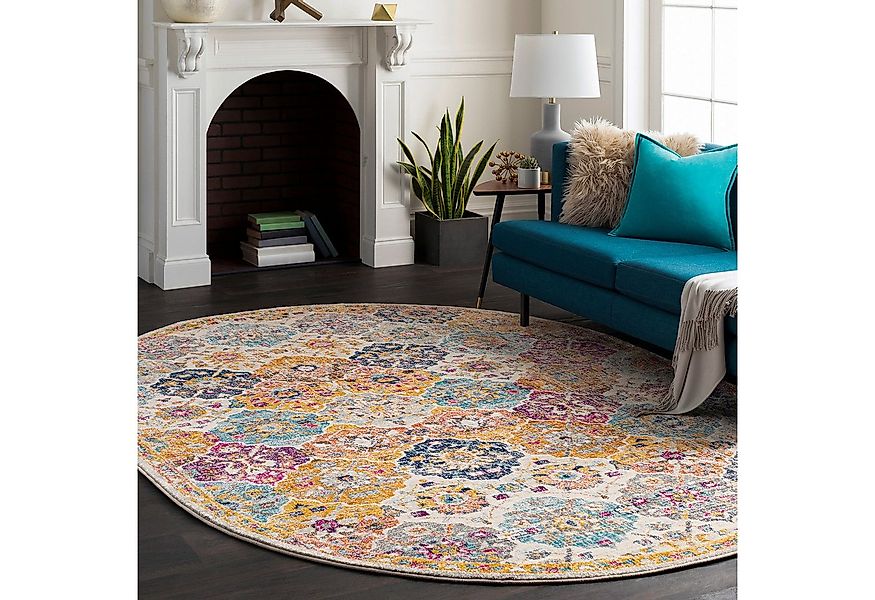 Livabliss Teppich CUZCO, oval, Höhe: 11 mm, Vintage Orientteppich, Kurzflor günstig online kaufen