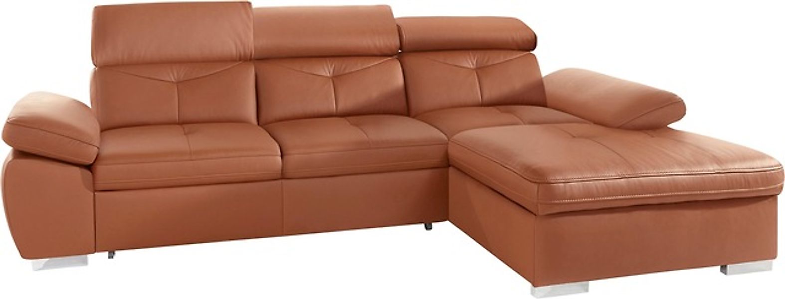 exxpo - sofa fashion Ecksofa »Spring, super bequem, mit Armteil- und Kopfte günstig online kaufen