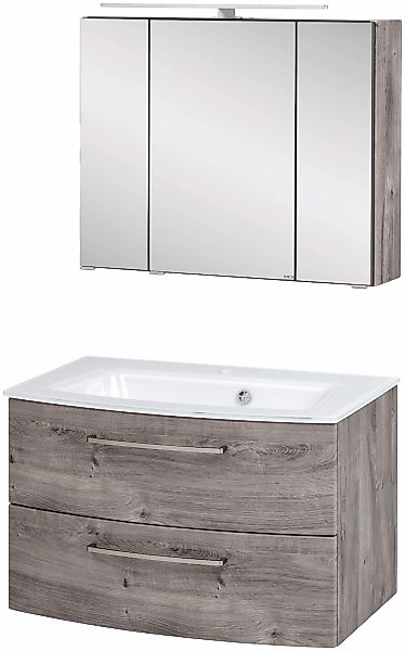 welltime Waschtisch-Set "Windau" Set, 2 Stk. tlg. Breite 80 cm günstig online kaufen