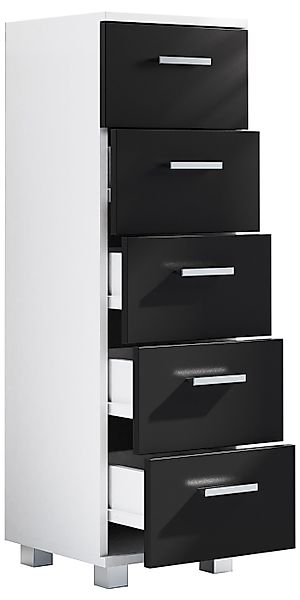 VCM Midischrank Holz Badmöbel Schubladen Badschrank günstig online kaufen