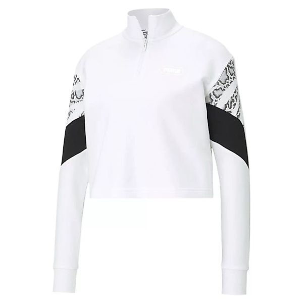 Puma Rebel Crew Sweatshirt XL Puma White / Castlerock günstig online kaufen
