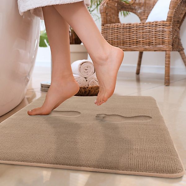 Paco Home Badematte "Corby 255, Memory-Schaum Effekt" Höhe 13 mm rutschhemm günstig online kaufen