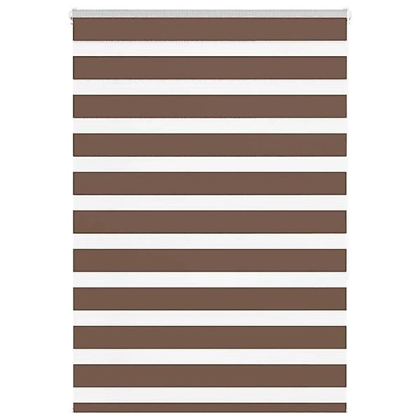 vidaXL Doppelrollo Braun 100x150 cm Stoffbreite 95,9 cm Polyester 4014339 günstig online kaufen