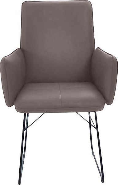 K+W Komfort & Wohnen Armlehnstuhl, 1 St., Leder CLOUD, Drahtkufengestell in günstig online kaufen