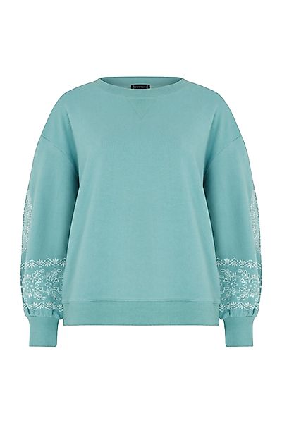RAFFYA Sweatshirt "Mika Full Sleeves Embroidered Sweatshirt Damen" günstig online kaufen