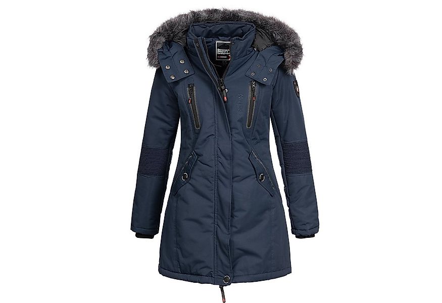 Geographical Norway Parka Damen Outdoor Winter Jacke Mantel lang geschnitte günstig online kaufen