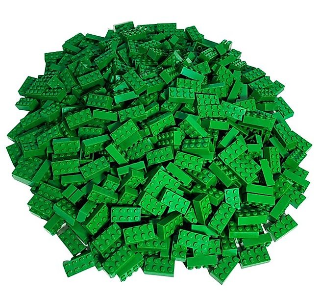 LEGO® Spielbausteine LEGO® 2x4 Steine Hochsteine Grün - 3001 NEU! Menge 250 günstig online kaufen