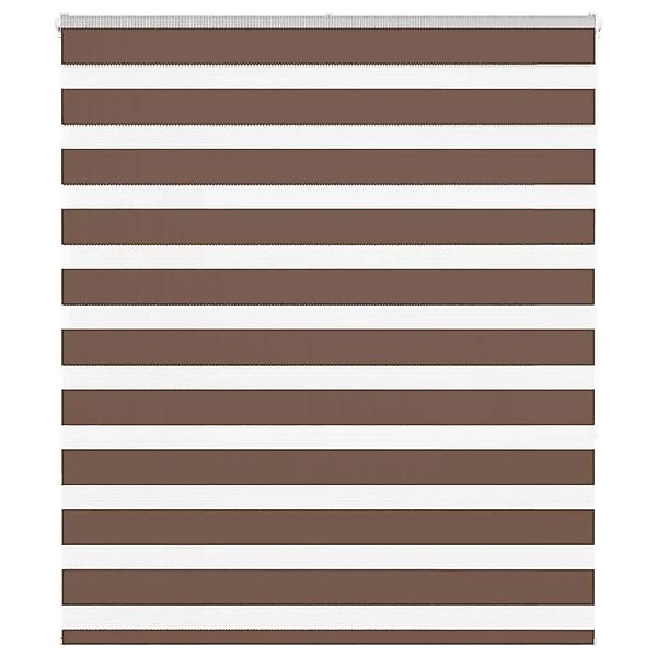 vidaXL Doppelrollo Braun 120x150 cm Stoffbreite 115,9 cm Polyester 4014343 günstig online kaufen