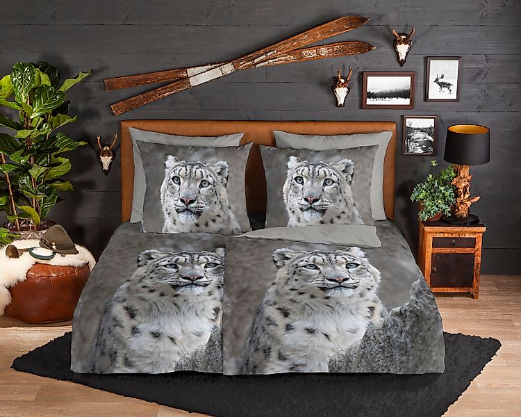 good morning Wendebettwäsche »Chief« 3 Stk. tlg. Biber, 135x200, Winter, Wa günstig online kaufen