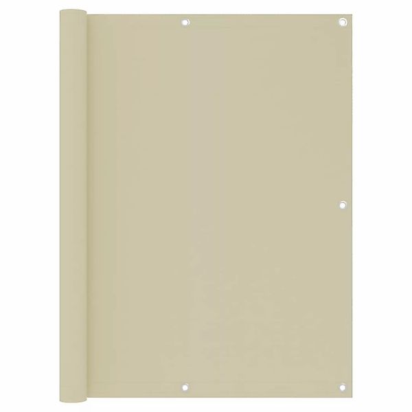 Balkon-sichtschutz Creme 120x600 Cm Oxford-gewebe günstig online kaufen