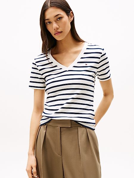 Tommy Hilfiger T-Shirt SLIM CODY V-NK günstig online kaufen