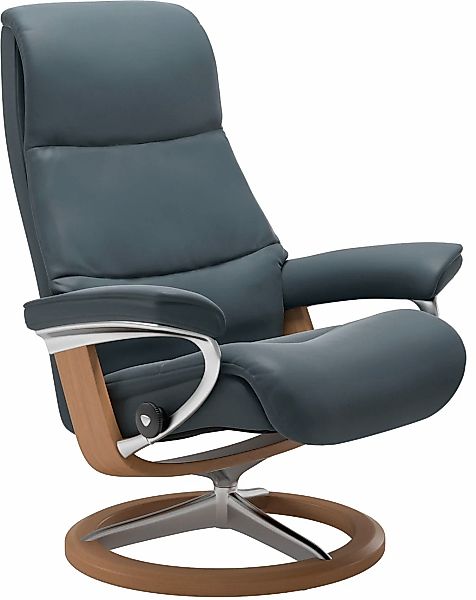 Stressless "View" Set, Relaxsessel mit Hocker, mit Signature Base, Größe M, günstig online kaufen