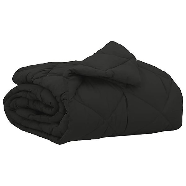 vidaXL Sommerdecke Schwarz 220 x 135 cm Mikrofaser 42025469 günstig online kaufen