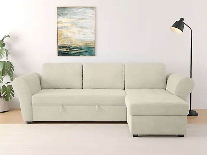 Trends by HG Ecksofa »LASSE, L-Form«, (2 St.), inkl. Schlaffunktion & Bettk günstig online kaufen