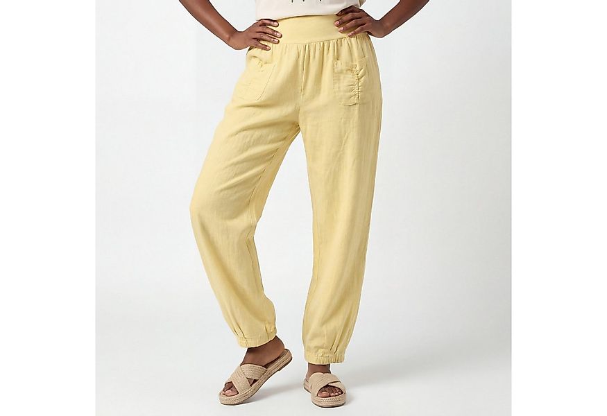 OriginalYou Leinenhose Sommerliche Leinen Pumphose luftig leichte Schlupfho günstig online kaufen