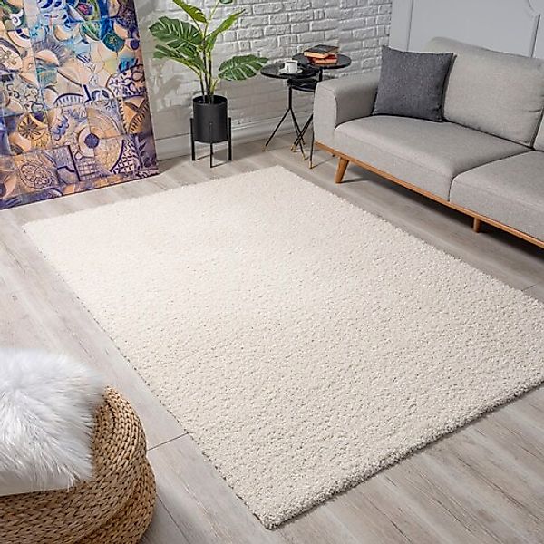 Sanat Hochflor-Teppich "LOCA" rechteckig 30 mm Höhe Wohnzimmer, Langflor, S günstig online kaufen