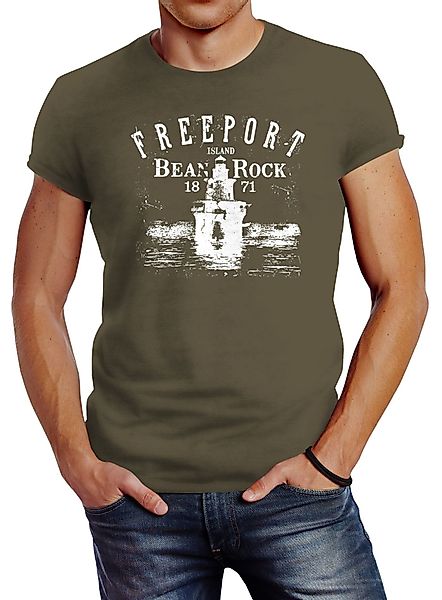 Neverless Print-Shirt Herren T-Shirt Retro Print günstig online kaufen