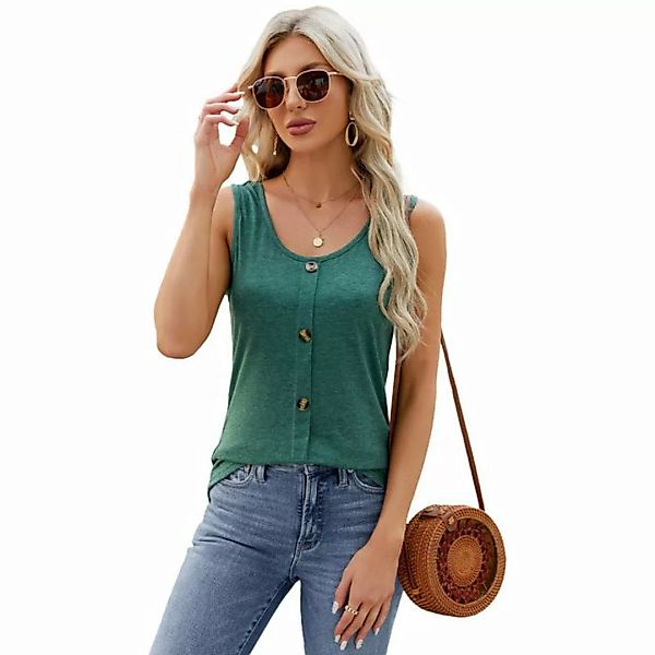 FIDDY T-Shirt Damen-Sommerweste–ärmelloses Sommer-Shirt für Damen– Sommer-T günstig online kaufen
