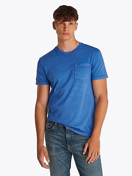 Tommy Jeans T-Shirt "TJM SLIM WASHED POCKET TEE", in leicht gewaschener Opt günstig online kaufen