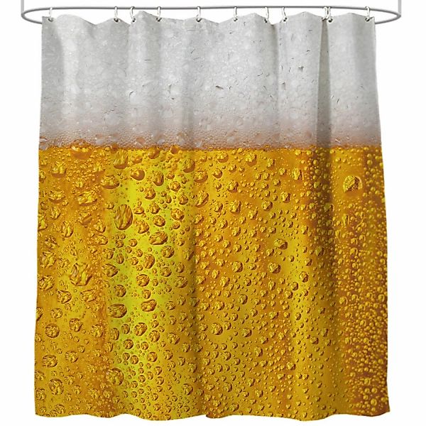 Sanilo Duschvorhang Bier 180 x 200 günstig online kaufen