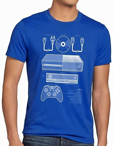 style3 T-Shirt Herren T-Shirt One X gamer konsole game box günstig online kaufen