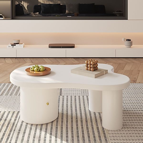 Ulife Couchtisch Asymmetrischer Tisch, Wohnzimmertisch, Beistelltisch, günstig online kaufen