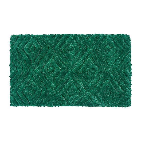 Homescapes Badematte Ikat Rutschfeste Hochflor Badematte günstig online kaufen
