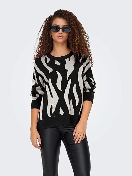 ONLY Strickpullover "ONLMONTANA LS JQ LOOSE O-NECK CC KNT" günstig online kaufen