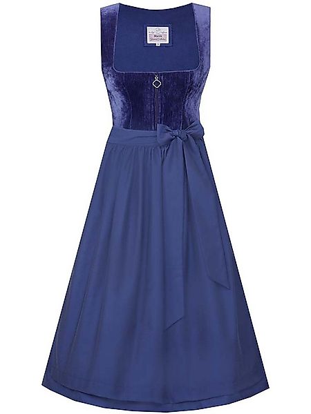 MarJo Dirndl Dirndl Kirchham 65cm Länge königsblau günstig online kaufen