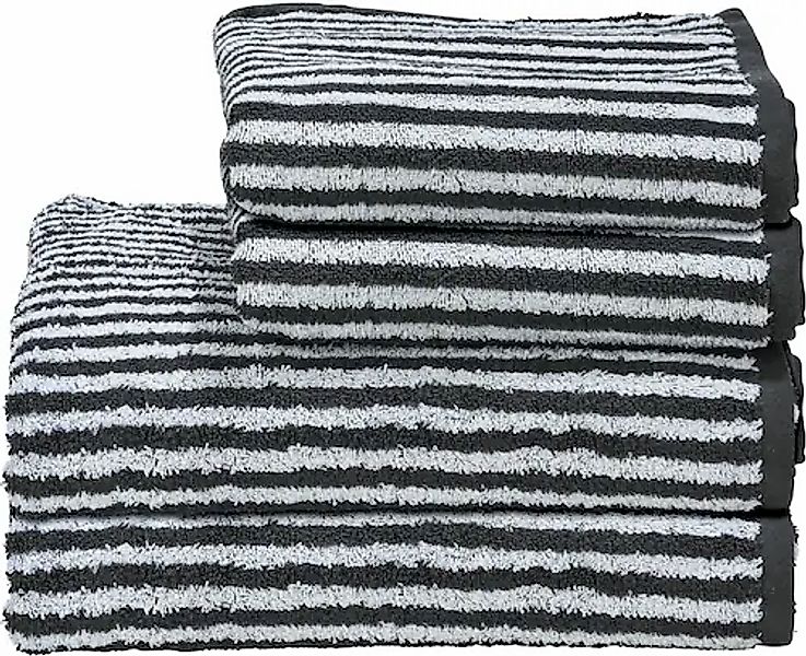 done.® Handtuch Set »DAILY SHAPES«, 4 tlg., Jacquard-Walkfrottier günstig online kaufen
