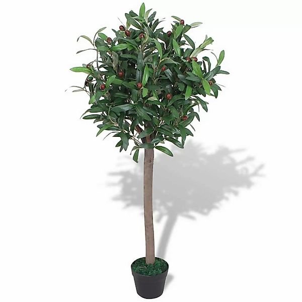 furnicato Künstlicher Lorbeerbaum mit Topf 120 cm Grün günstig online kaufen