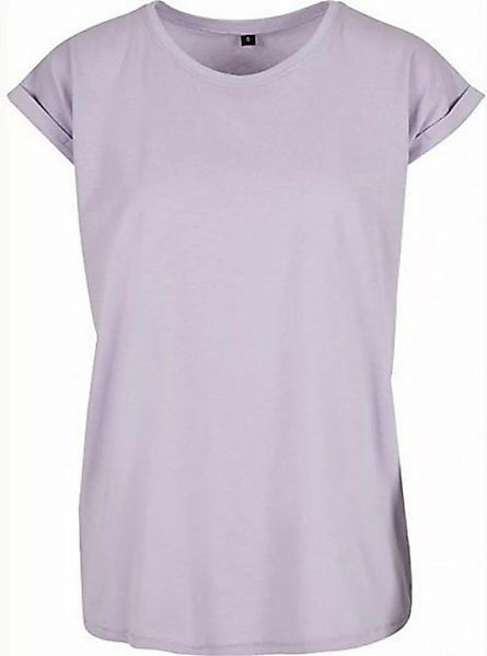 Build Your Brand Rundhalsshirt Ladies Extended Shoulder Damen T-Shirt günstig online kaufen