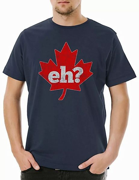 Urban Backwoods Print-Shirt Canada Eh Herren T-Shirt Fahne Flagge Banner Ma günstig online kaufen