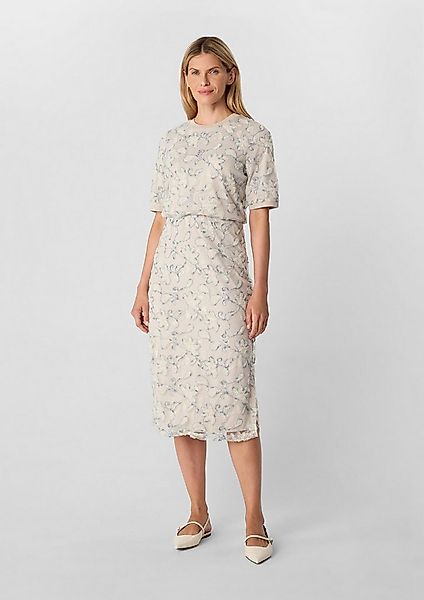 comma Midirock Rock Midirock mit Glitzergarn- und Paillettenapplikation günstig online kaufen