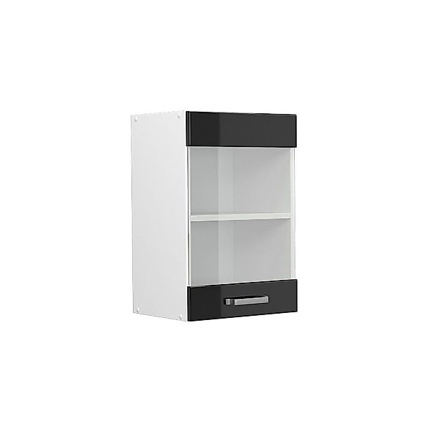 Vicco Schranksystem R-Line, Schwarz Hochglanz/Weiß, 40 günstig online kaufen