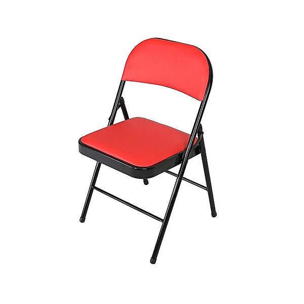 HTI-Living Klappstuhl Klappstuhl Wedigo Kunstleder Rot-Schwarz günstig online kaufen