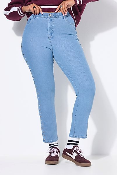 Studio Untold Funktionshose Mom-Jeans Ziernieten 5-Pocket günstig online kaufen