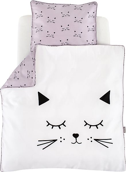 Träumeland Babybettwäsche kuschelweiche Bettwäsche Schmusekatze, Jersey, günstig online kaufen