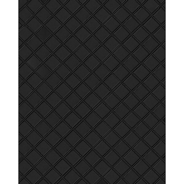 WALLFACE 15030 ROMBO Design Wand-Paneel Leder Karo 3D Dekor Schwarz 2600 mm günstig online kaufen