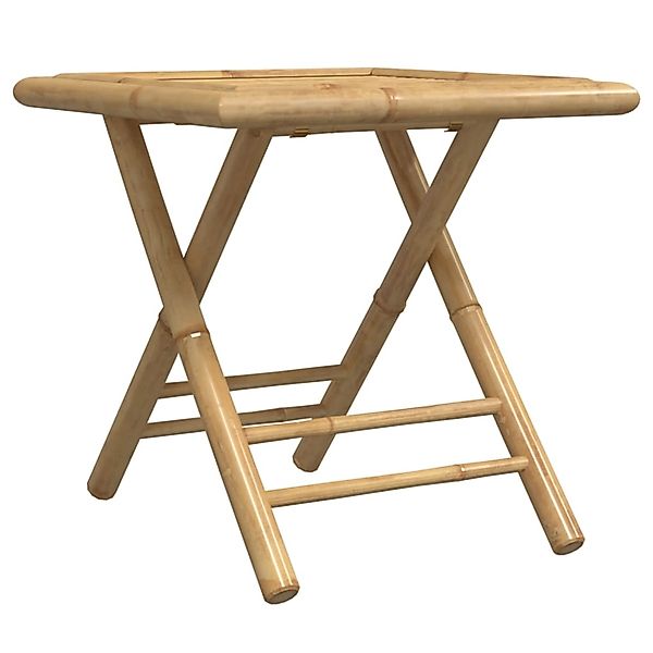 vidaXL Gartentisch Klappbar 45x45x45 cm Bambus 365877 günstig online kaufen