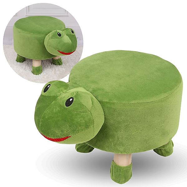 Sarcia.eu Polsterhocker Grüner Frosch puff für günstig online kaufen