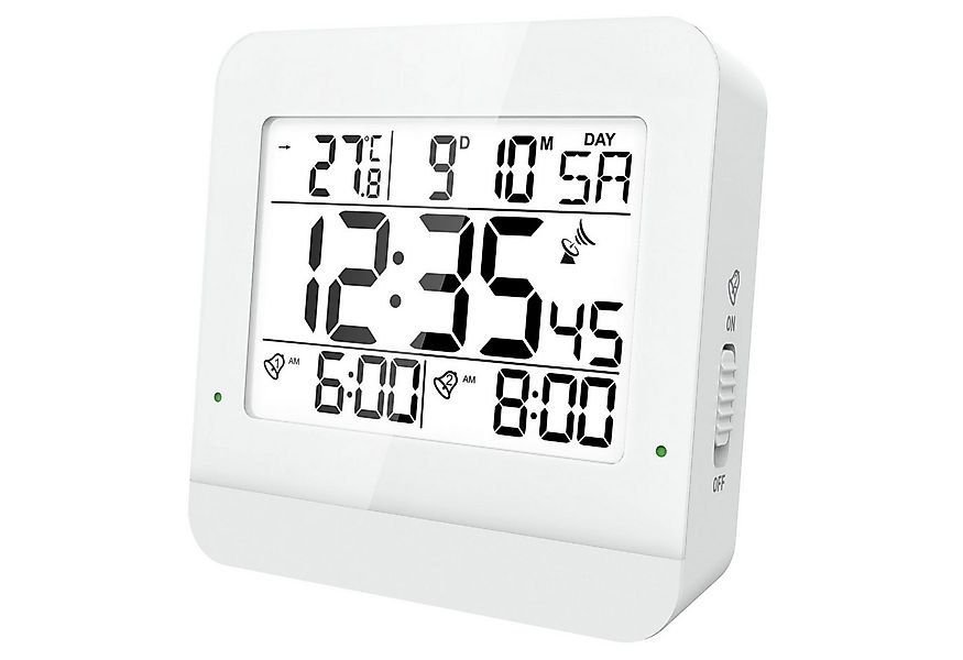 Miraval Funkwecker Funkwecker mit Temperaturnazeige Datumsanazeige Temperat günstig online kaufen